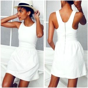 Madewell Pierside Back Zipper Dress